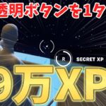 【透明ボタンを1タップ‼】　放置で69万XP稼ぐことができる方法を超絶簡単にご紹介！！　　【フォートナイト無限XP】