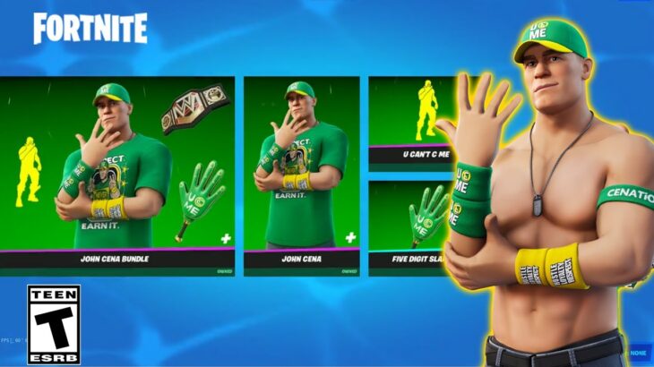 フォートナイト JOHN CENA　WWEチャンピオンバンドル…　チャプタ－３シーズン３【Fortnite】