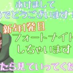 あけましておめでとうございます！！「フォートナイト実況」