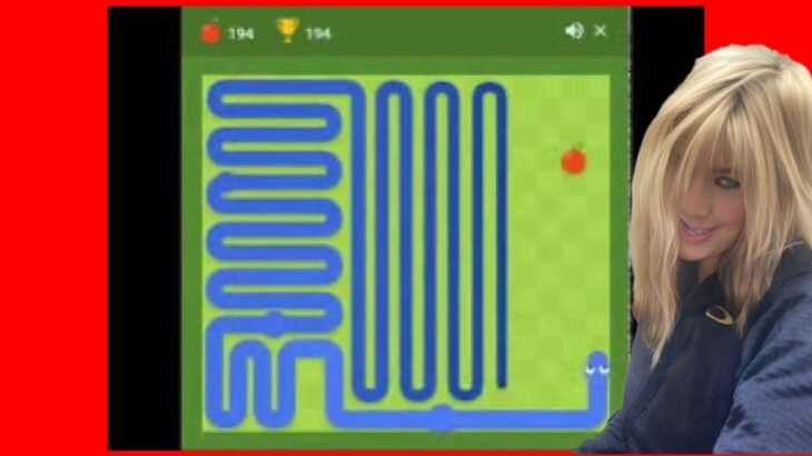 Google Snake/-full game play-Guess how many apples can i eat?