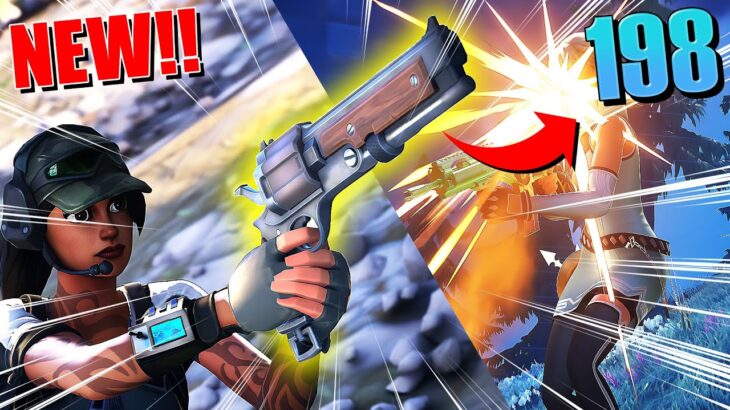 【新武器】『マンモスピストル』時代到来!?ワンパン198ダメの超高火力!!【フォートナイト/Fortnite】