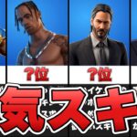 トラヴィススコットは何位になる！？最新版人気スキンランキング11~20位！！【最新情報】【人気】【スキン】【ランキング】【トラヴィススコット】【解説】【まとめ】【考察】【フォトナ】【春麗】【最新版】