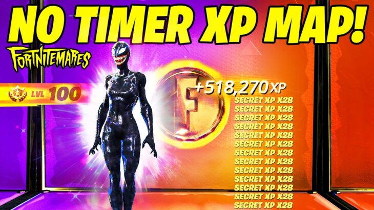 BEST NO TIMER Fortnite XP GLITCH Map to LEVEL UP FAST in Chapter 5 Season 4 (Get Felina Skin)