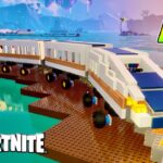 🚅新幹線作ってみた🚅ﾚｺﾞﾌｫｰﾄﾅｲﾄでここまで出来るとは！！！【レゴフォートナイト/LEGOFortnite】