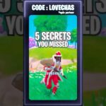 5 secrets YOU MISS in Fortnite CHAPTER 6!